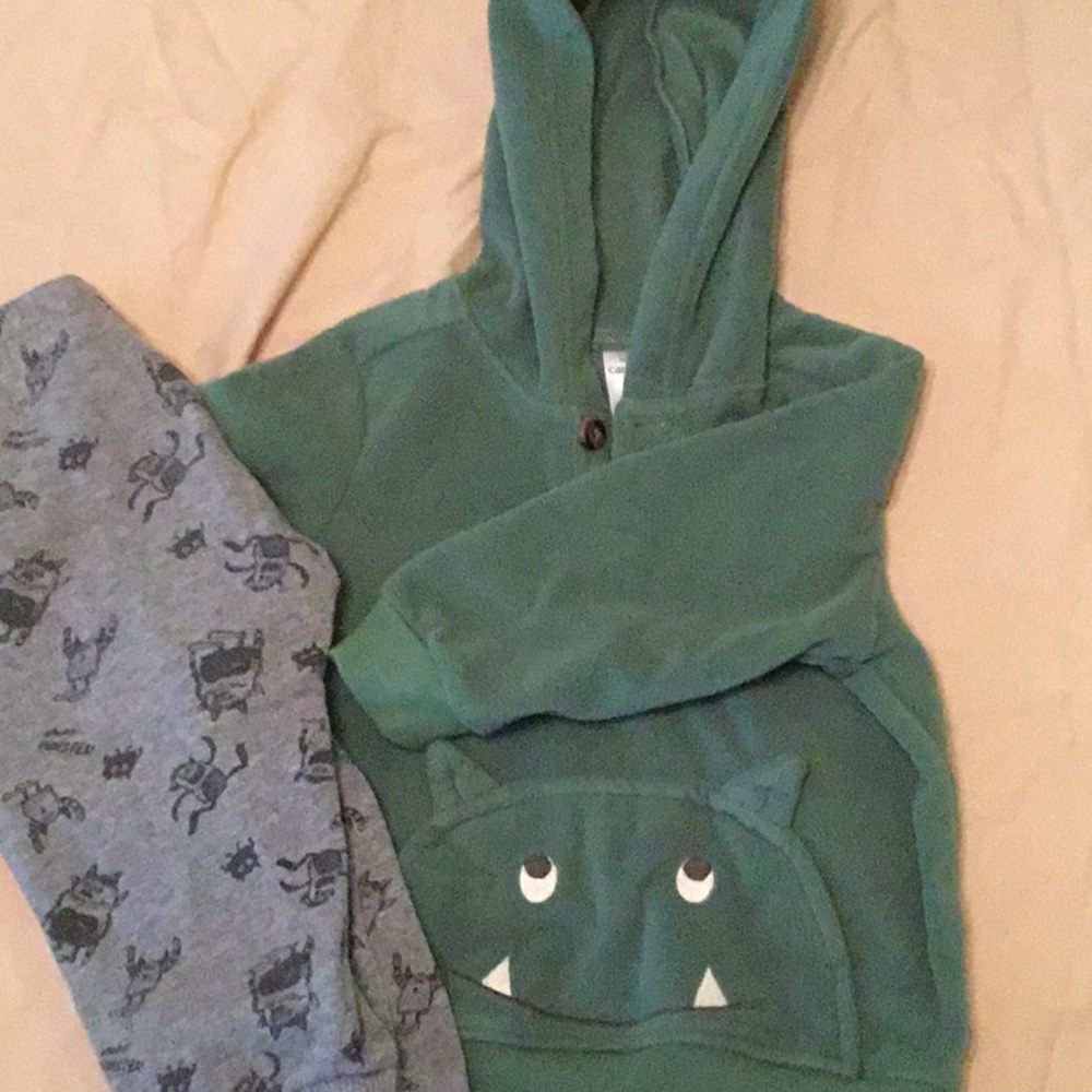 18 month boys monster outfit